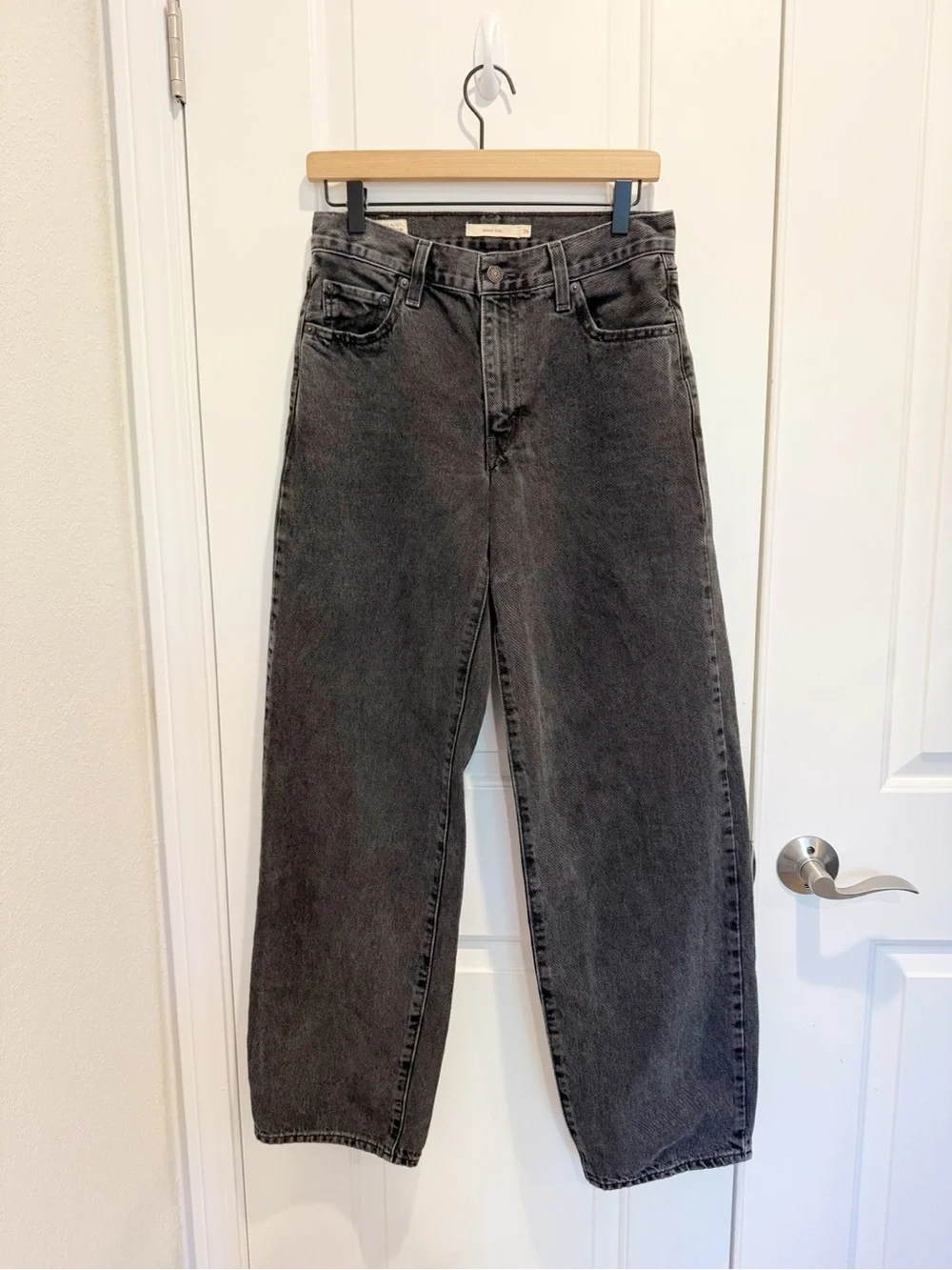 LEVI’S Dad Baggy Jeans in Black Wash size 26 90’s - Picture 5 of 12